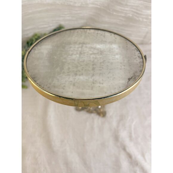 Vintage Cherub Vanity‎ Mirror | Ornate Standing Makeup Mirror - Picture 4 of 4